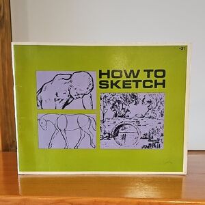 How to Sketch Book with Green and Purple Cover